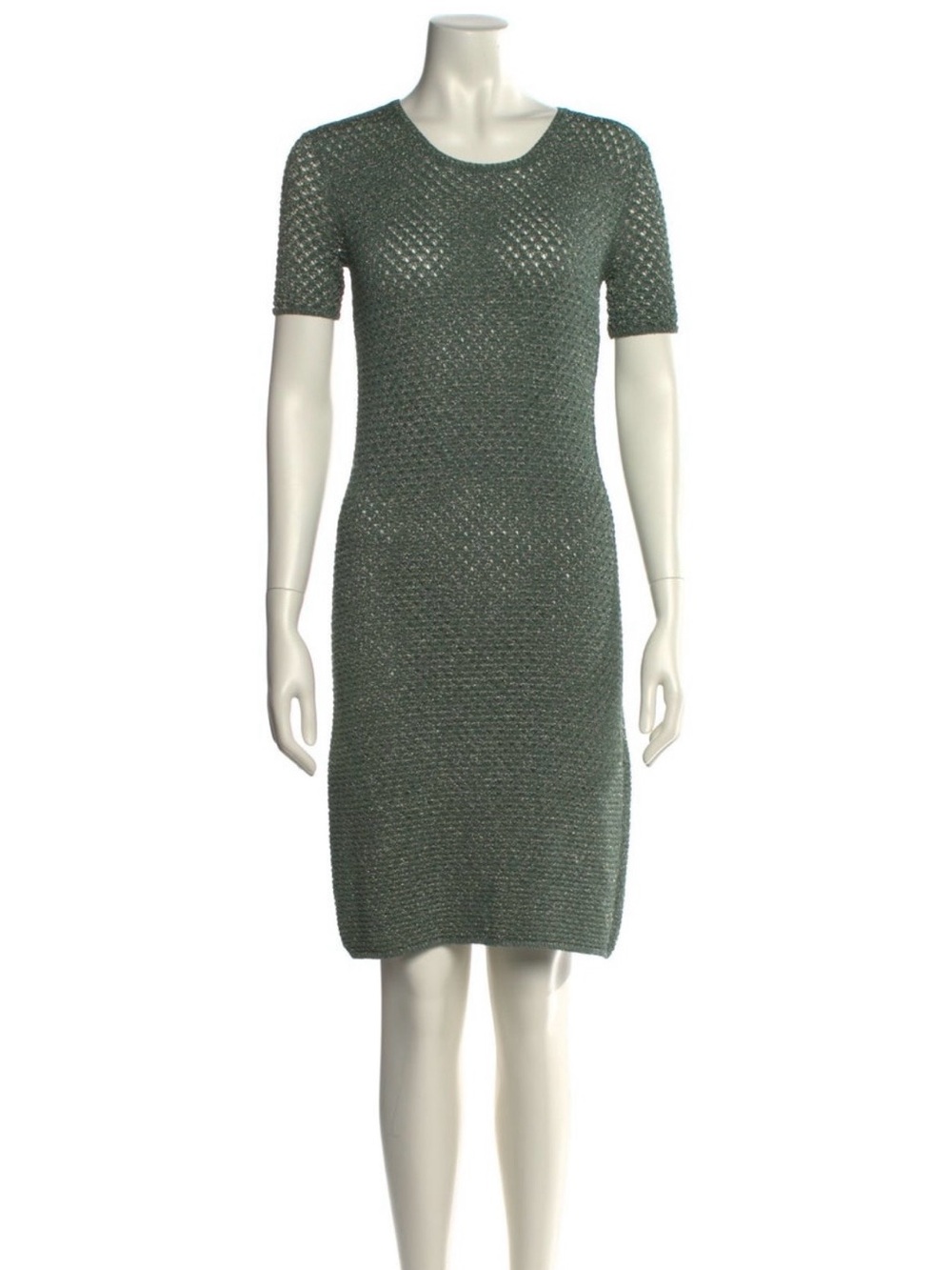 New Short-Sleeve Dress in absinthe Green